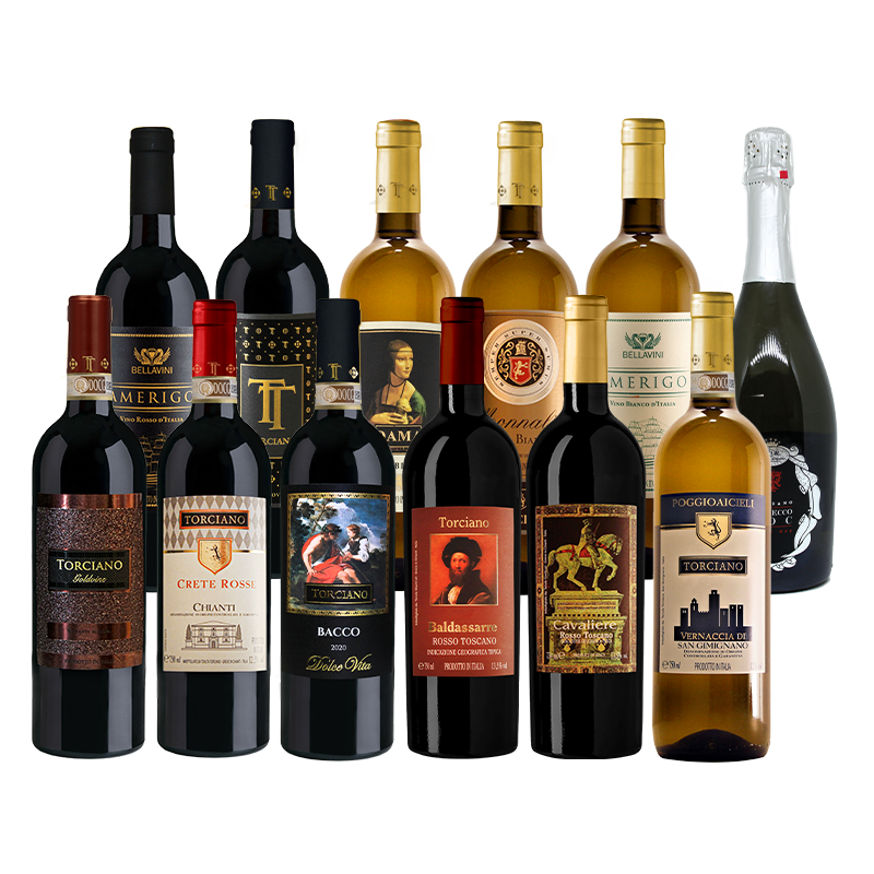 Torciano Collection Reds & Whites - 12 bottles